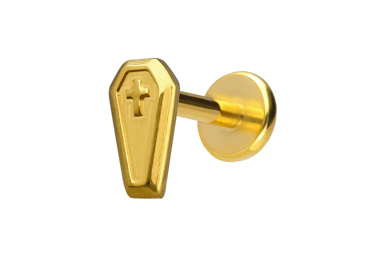 Titan Labret Piercing mit Push Fit SARG